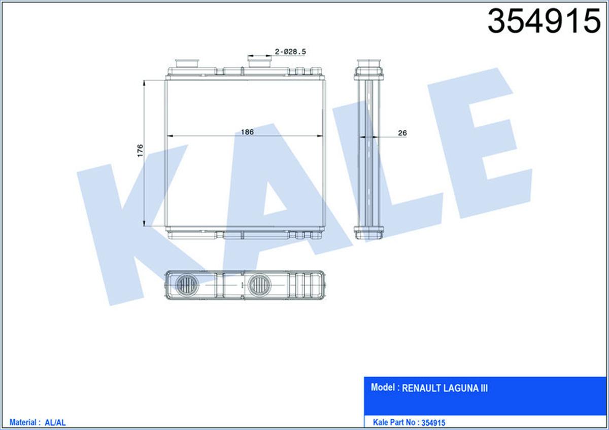 Kalorifer Radyatörü Laguna Iıı 07-15