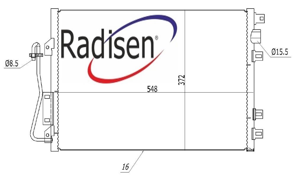 Renault Kangoo Klima Radyatörü Kurutucu ile RADISEN