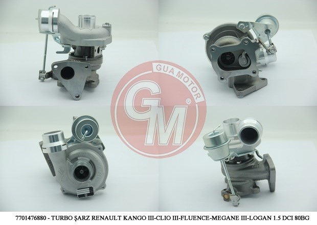 Renault Kangoo Turbo Şarj 1.5 DCI 80-85BG GUA