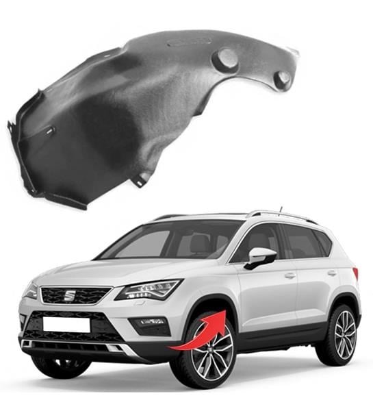 Skoda Karoq Ön Arka Sol Çamurluk Davlumbazı [2016-2024] PRO-A