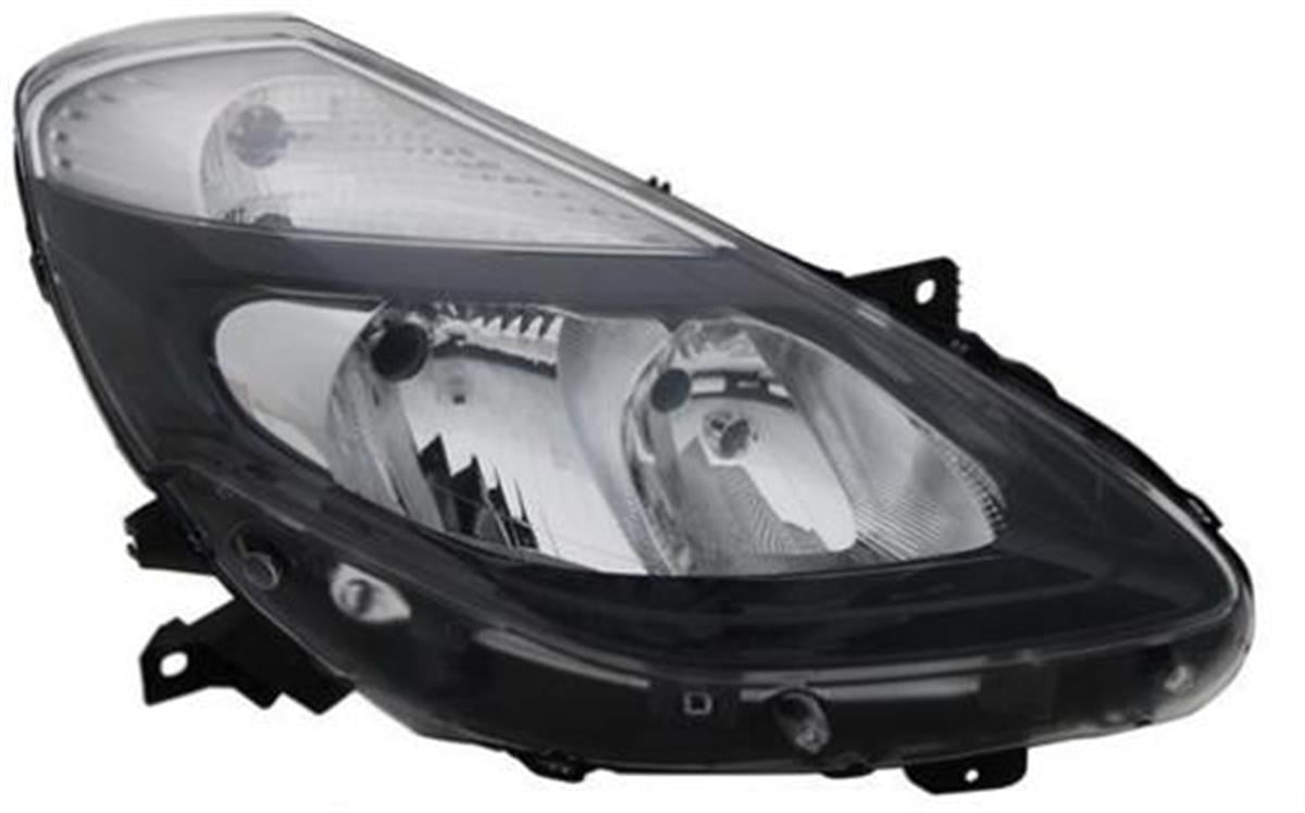 Renault Clio 3 (2004>) Sağ Far Elektrikli H7 H7 Siyah 260103856R-7701072013
