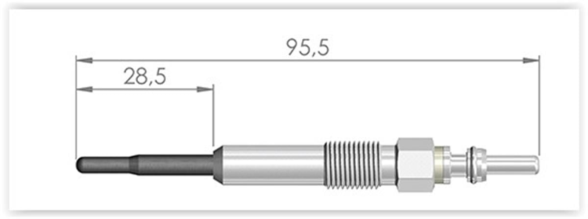 Kızdırma Bujısı Golf V 1.9Tdı-Passat 2.0Tdı-Polo 1.4Tdı-Crafter 2.5Tdı-T5 2.5 Td