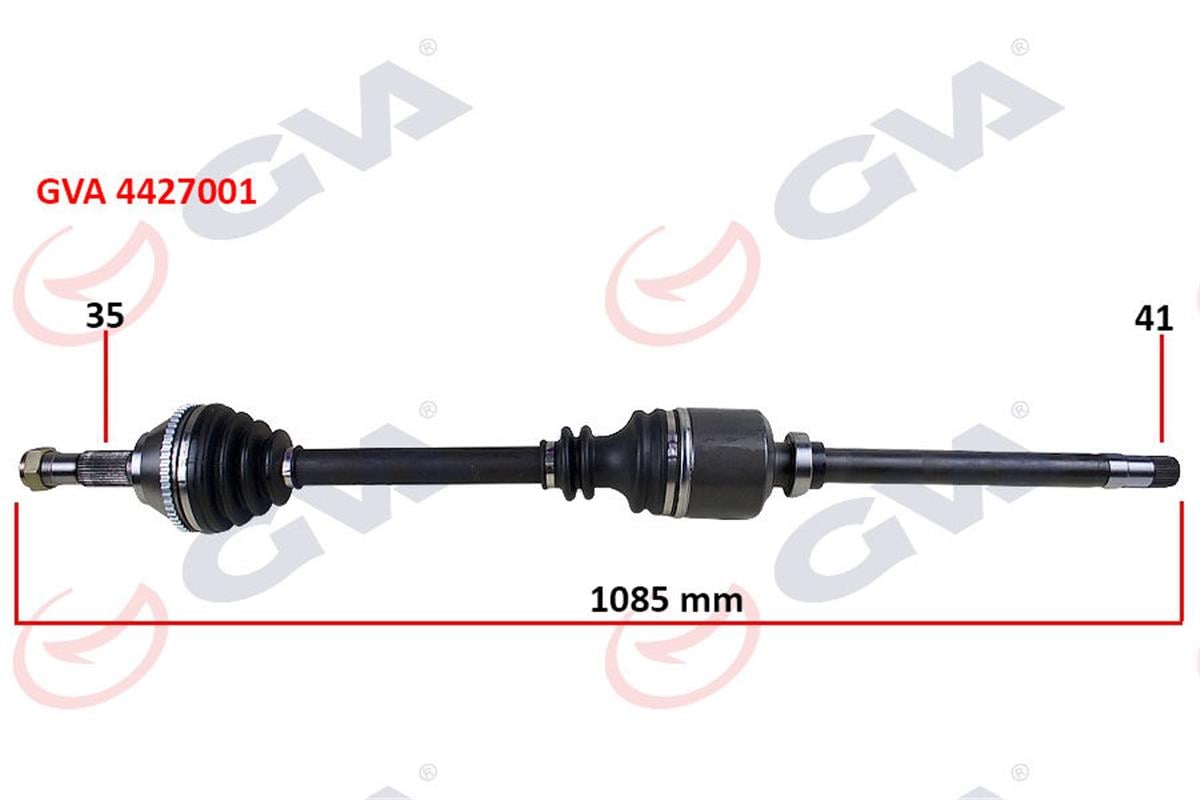 Komple Aks Sağ Ducato-Boxer-Jumper 2.5 D 94-02 18Q 1085Mm