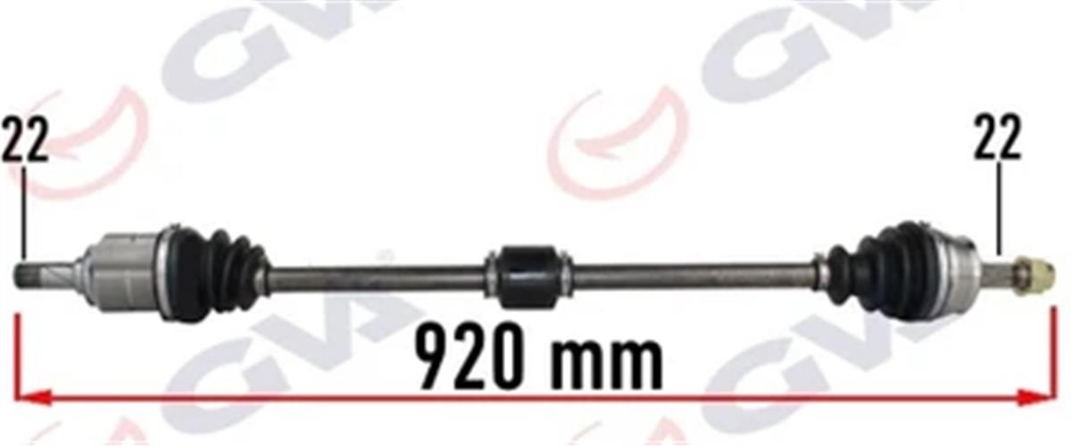 Komple Aks Sağ Opel Corsa D 1.0-1.2-1.4 07-14 -Corsa E 15 -Adam 13 920Mm