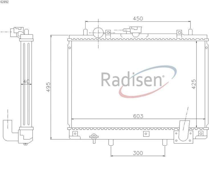 Mitsubishi L200 Radyatör 2.5 TD MT 4x4 RADISEN
