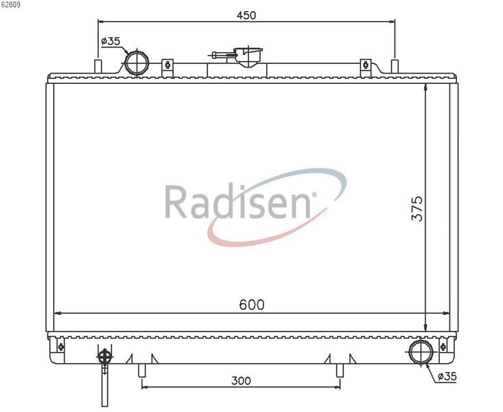 Mitsubishi L200 Radyatör 2.5D RADISEN