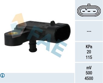 Chevrolet Lacetti Emme Manifold MAP Basınç Sensörü FAE