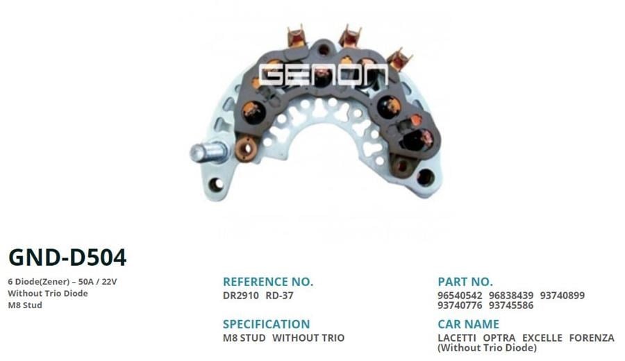 Chevrolet Lacetti İkaz Diyot GENON