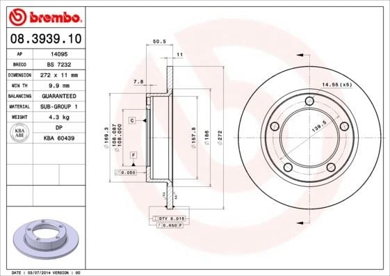 Lada Fren Diski BREMBO
