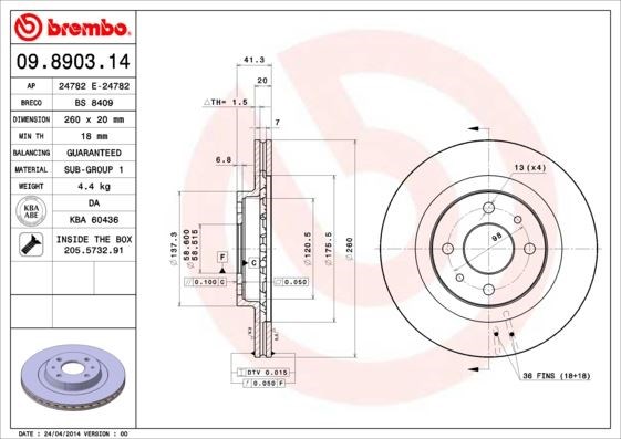 Lada Vega Ön Fren Diski Havalı BREMBO