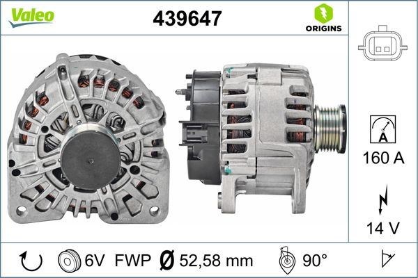 Renault Laguna III Megane III Scenic III 2.0 16V Klimalı Alternatör VALEO