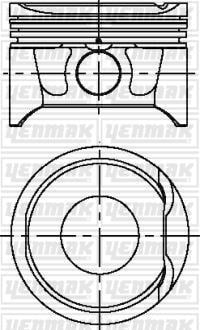 Renault Laguna Megane Clio II 1.6 16V Motor Piston Segman STD YENMAK