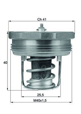 Lancia Fulvia Coupe Termostat 83C MAHLE