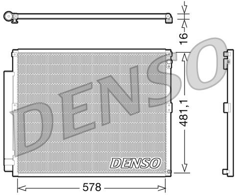 Toyota Land Cruiser Prado J120 Klima Radyatörü DENSO