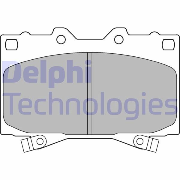 Toyota Land Cruiser Ön Fren Balatası DELPHI