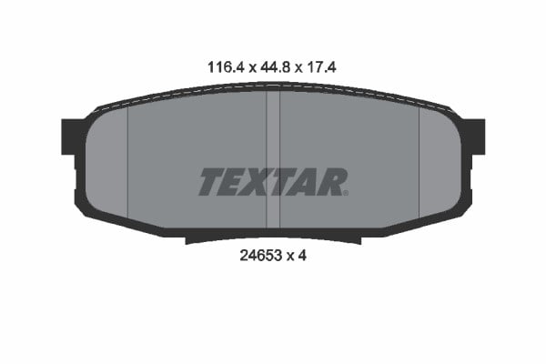 Toyota Land Cruiser Arka Fren Balatası TEXTAR