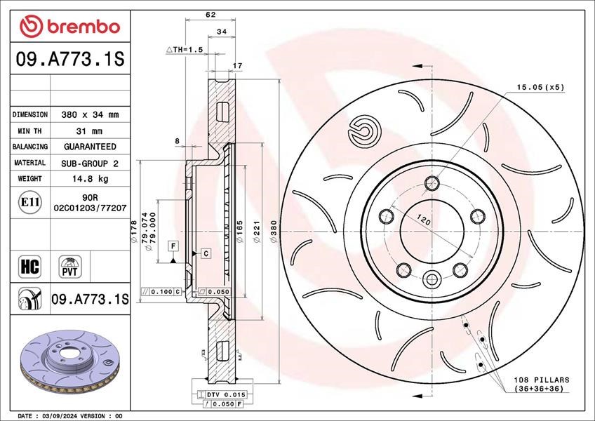 Land Rover Range Rover Sport Mahindra Alturas G4 Fren Diski BREMBO