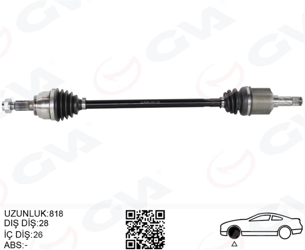 Land Rover Freelander 2 (2006<2014) Komple Aks Arka Sağ/Sol Lr014491-Lr061592-Lr041309-Lr0