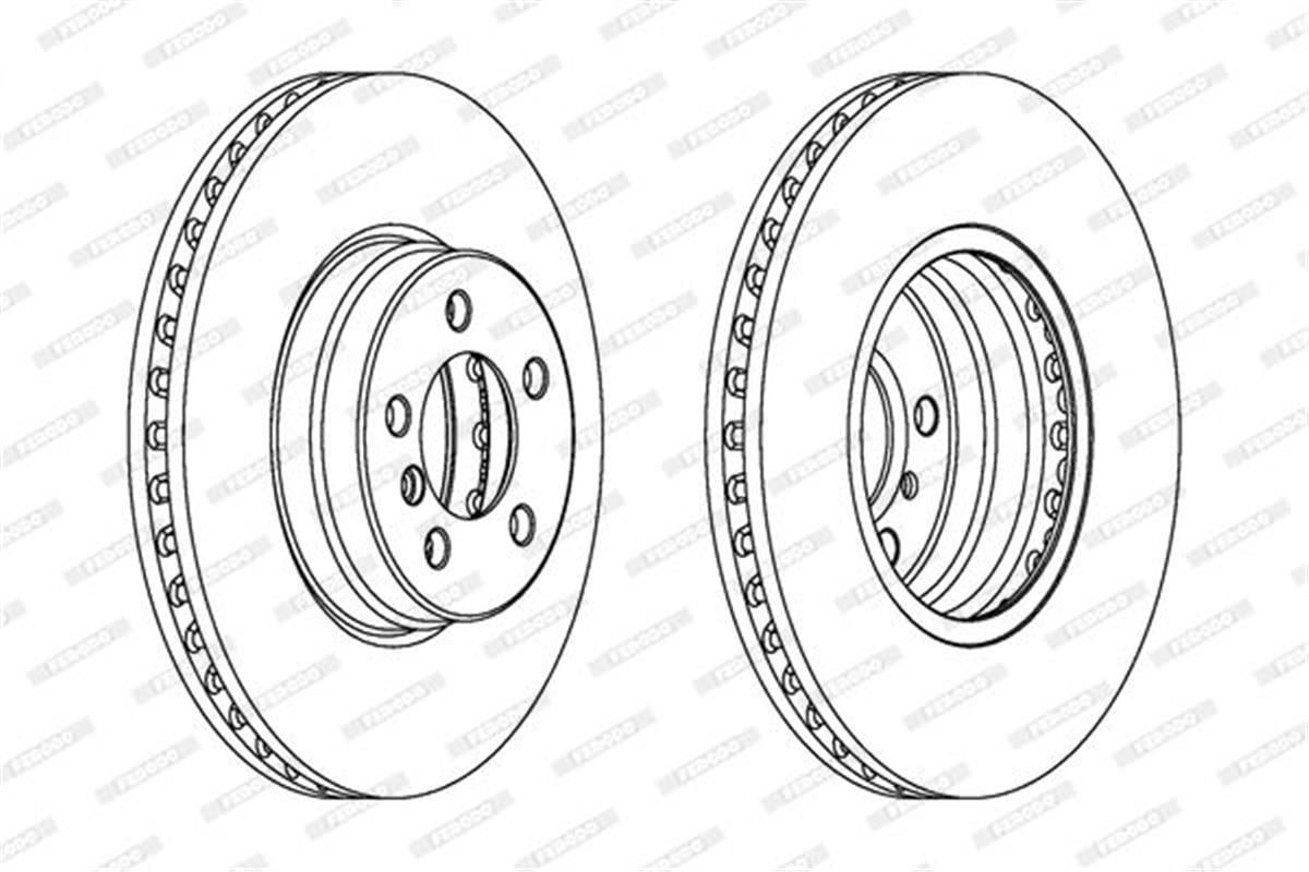 Land Rover Range Rover 3 Fren Diski Ön Sdb500181-Sdb500182
