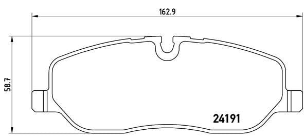 Land Rover Discovery III-IV L319 Range Rover Vogue L322 Ön Fren Balatası BREMBO