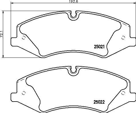 Land Rover Defender L663 L319 L462 Range Rover L322 L405 L320 L494 L560 Ön... BREMBO