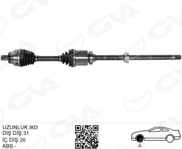 Land Rover Freelander 2 Ön Sağ Komple Aks GVA