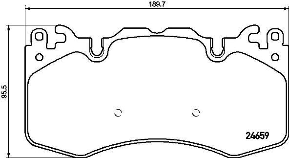 Land Rover Defender L663 Discovery L462 Range Rover L322 L405 L320 L494 Ön... BREMBO
