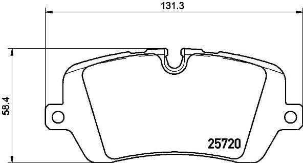 Land Rover Defender L663 Discovery L462 Range Rover L405 L494 Arka Fren Balatası BREMBO