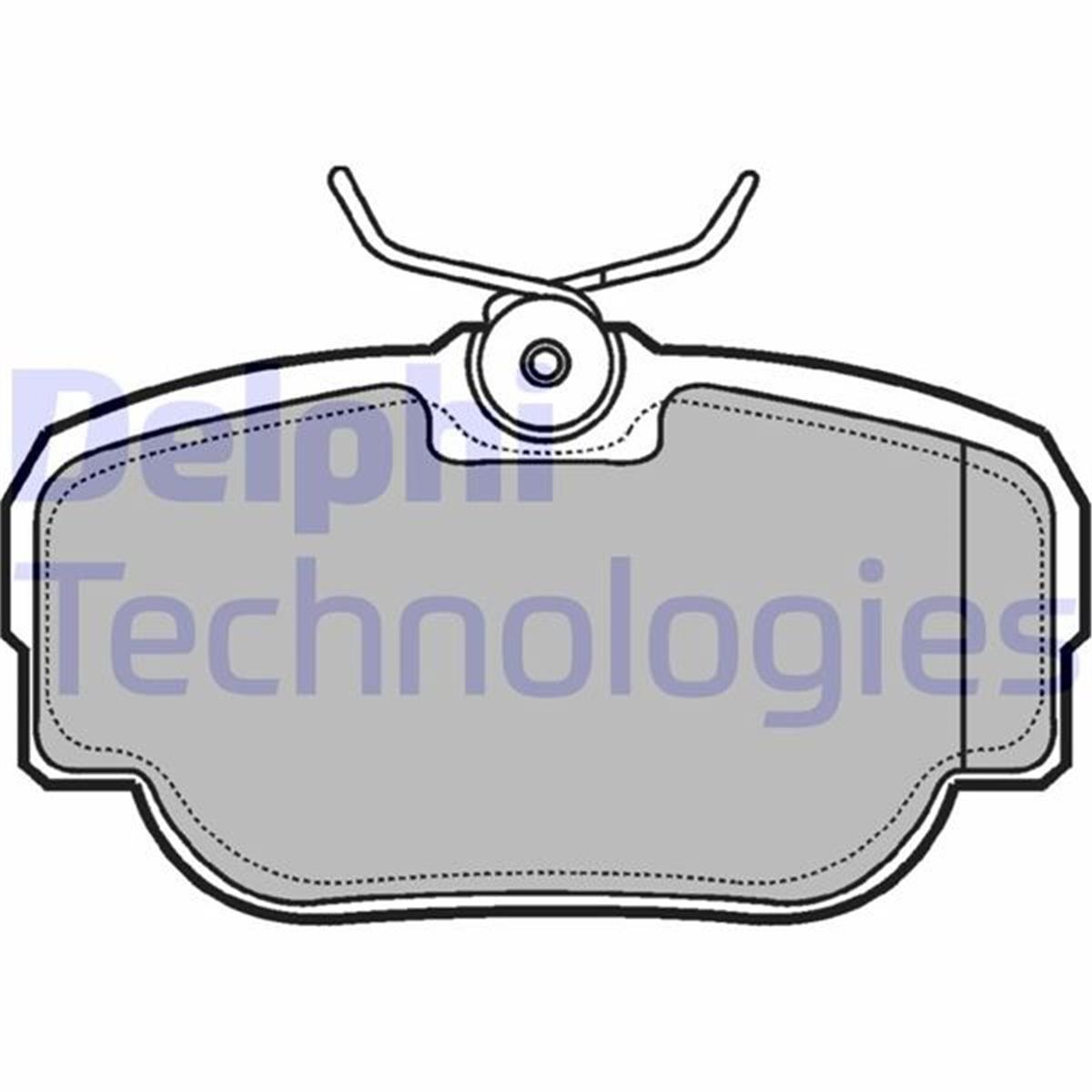 Land Rover Discovery Range Rover Arka Fren Balatası Delphi