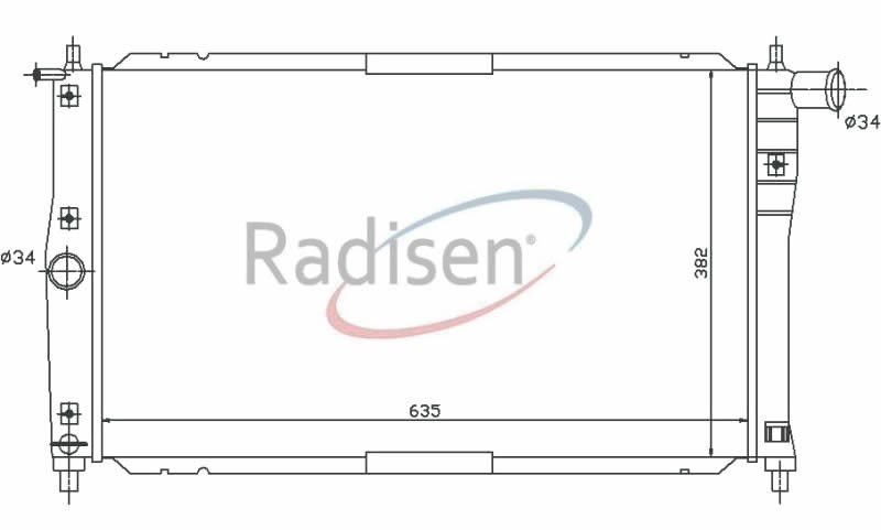 Daewoo Lanos Radyatör 1.3i-1.5i-1.6i AT RADISEN