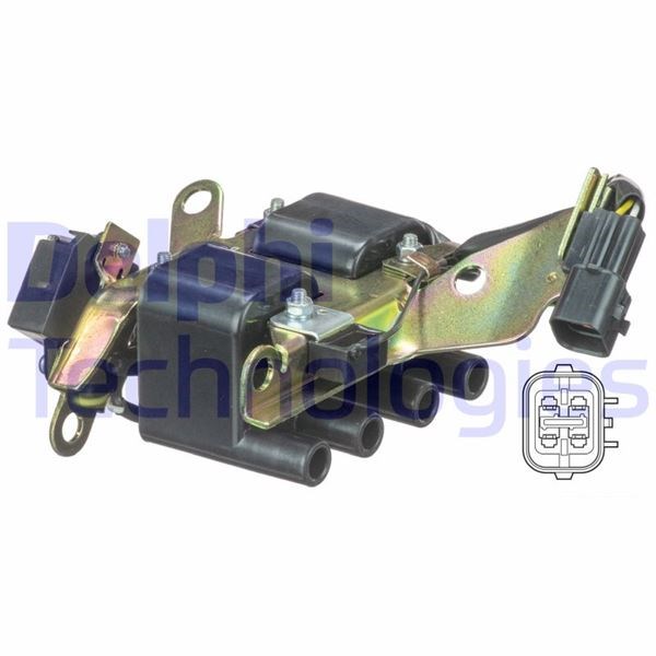 Hyundai Lantra Sonata Mitsubishi Colt Galant Lancer L300 L400 Ateşleme Bobini DELPHI
