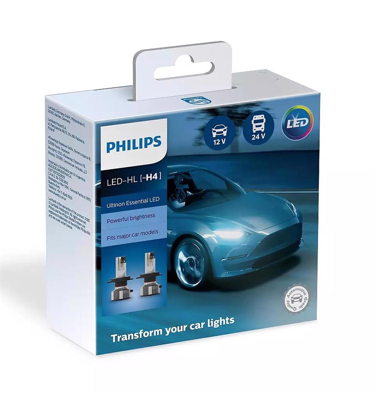 Philips Ledli Zenon Far Ampulü 6000K H4 Ty09-18