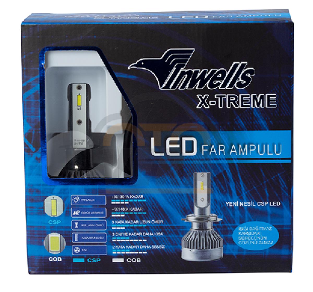 Ledli Zenon Far Ampulü H1 6000K