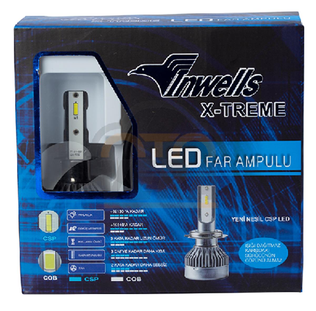 Ledli Zenon Far Ampulü H3 6000K