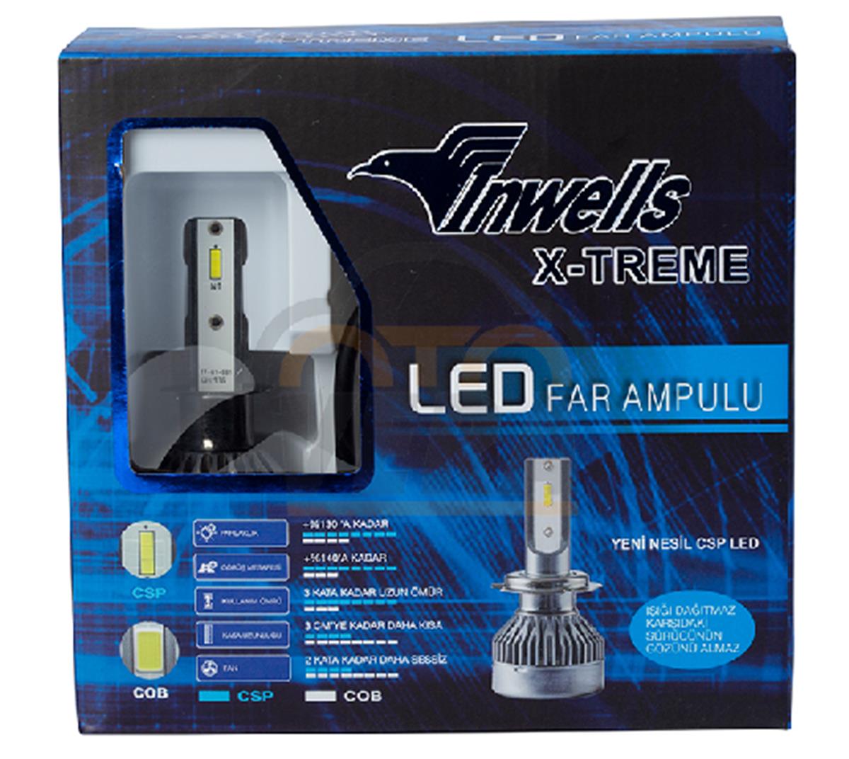 Ledli Zenon Far Ampulü H7 6000K