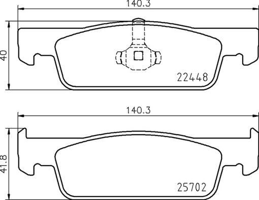 Dacia Logan Ön Fren Balatası BREMBO