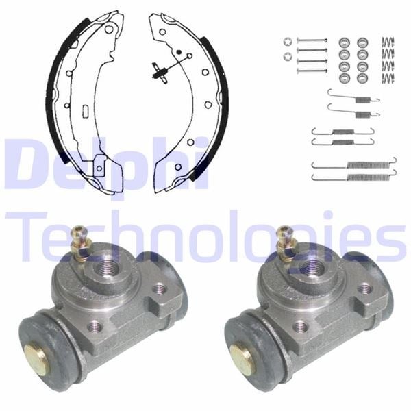 Dacia Logan Sandero Renault Clio Thalia Twingo Arka Fren Pabuç Kiti DELPHI
