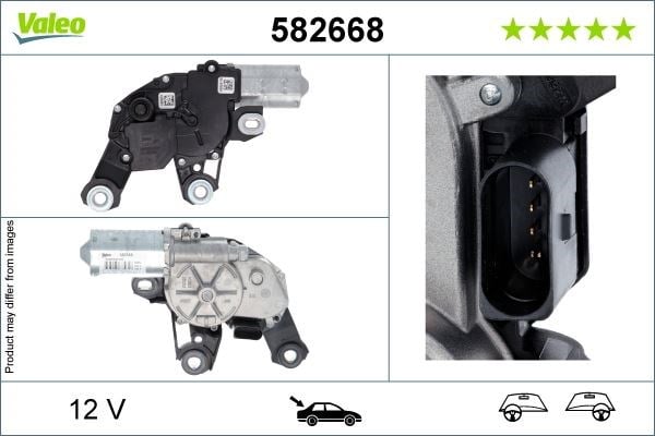Porsche Macan Arka Silecek Motoru VALEO