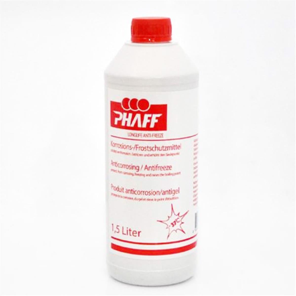 Antifiriz Kırmızı Organik Phaff 1.5 Litre -37 Derece