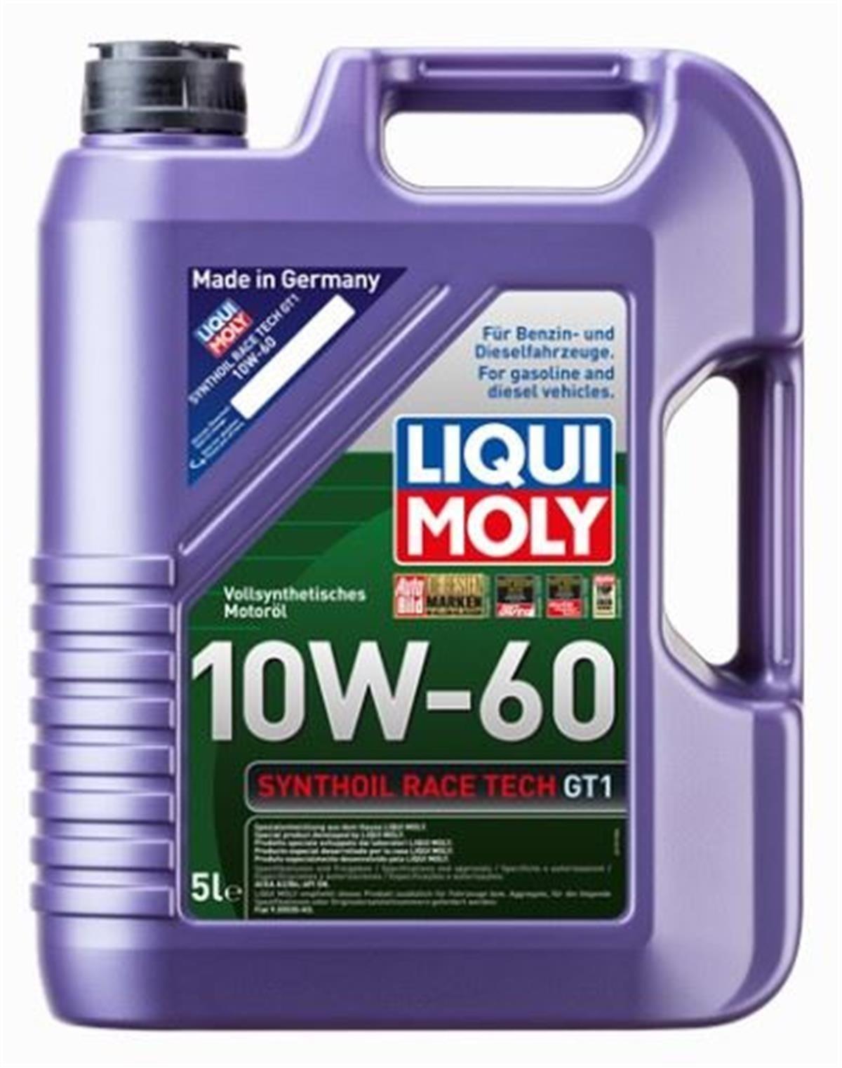 Lıquı Moly Motor Yagı Motor Yağı 10W60 Synthoil Race Tech Gt1 5Litre 10W60 St04868