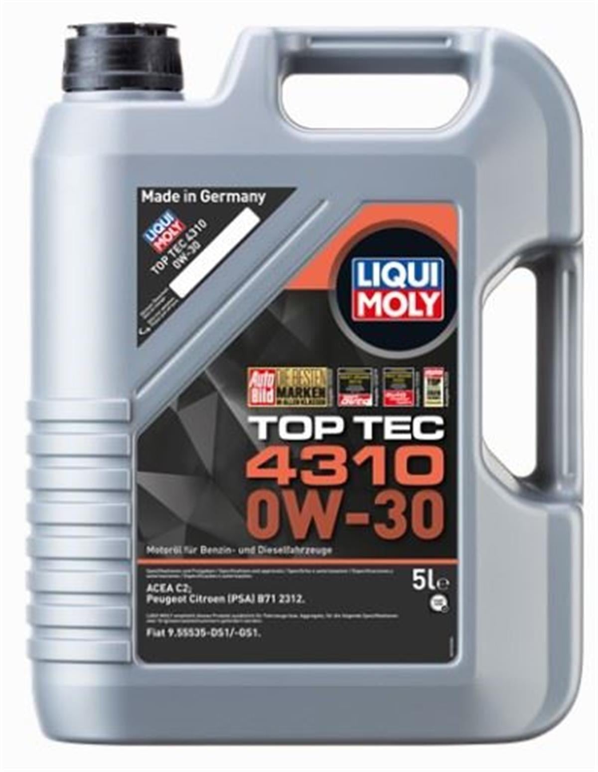 Lıquımoly Motor Yağı Top Tec 4310 0W-30 5Litre Lıquımoly-2362