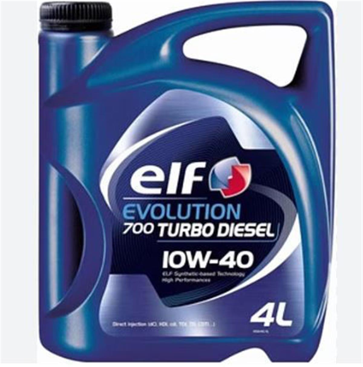 Elf Turbo Dizel 10W-40 Motor Yağı 4 Litre
