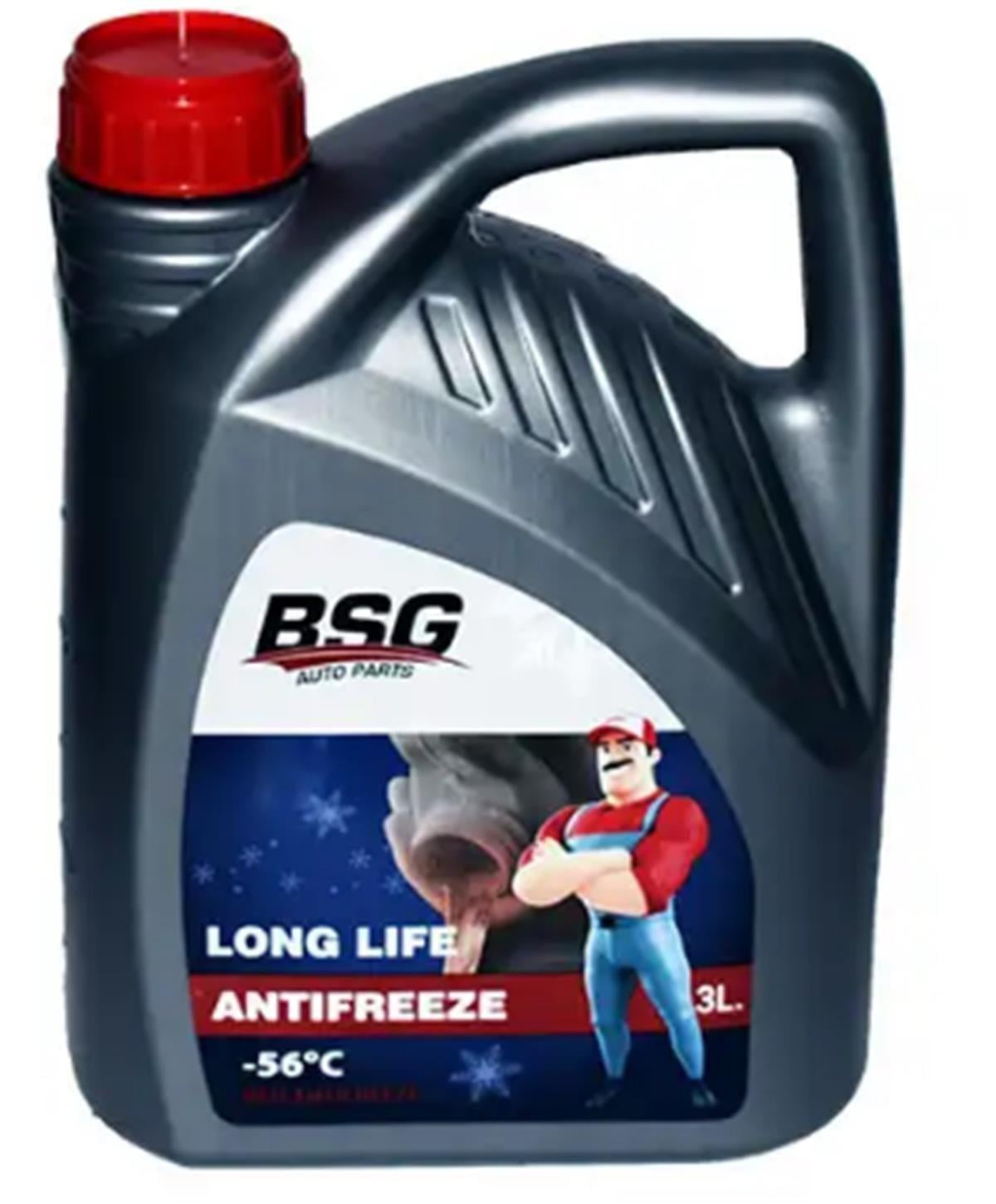 Bsg Organik Kırmızı Antifriz -26°C 5 Litre