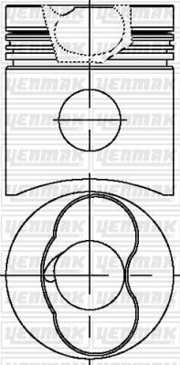 MAN D 2565 MT Piston Segman Q125.0mm STD YENMAK