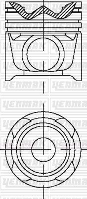 Man Güleryüz Cobra Otokar Vectio Tezel LF 1200 Piston Segman Q108.0MM STD YENMAK