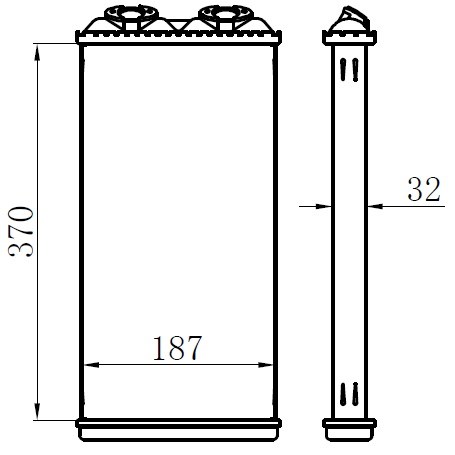 Man F2000 Kalorifer Radyatörü ORIS