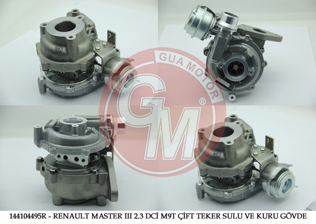Renault Master III 10> Opel Movano B 10> 2.3dCİ M9T Turbo Şarj GUA