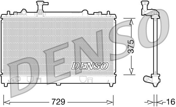 Mazda 6 Motor Su Radyatörü DENSO