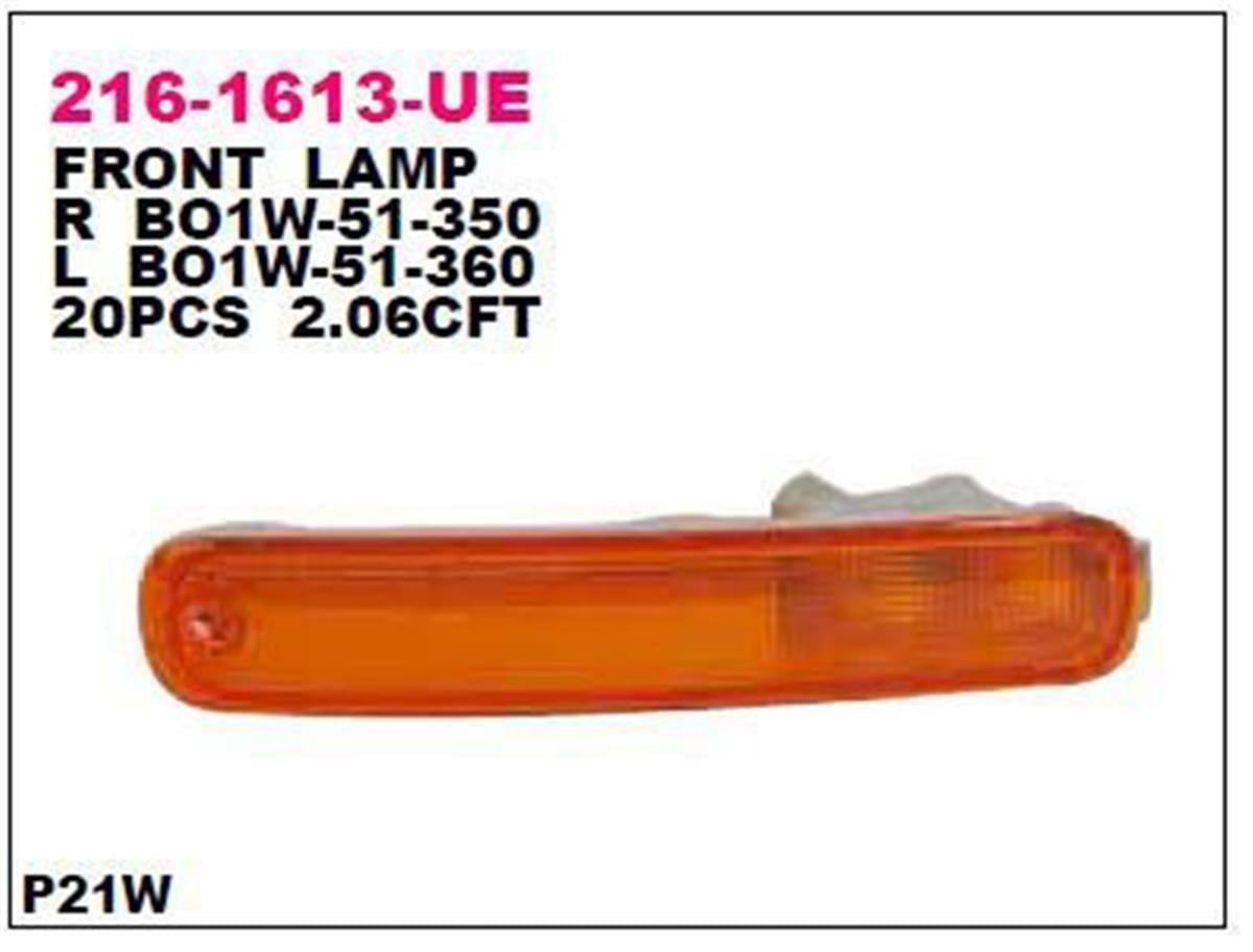 Depo Mazda 323 (Ba) Sağ Tampon Sinyali (95-96 Benzinli) B01w