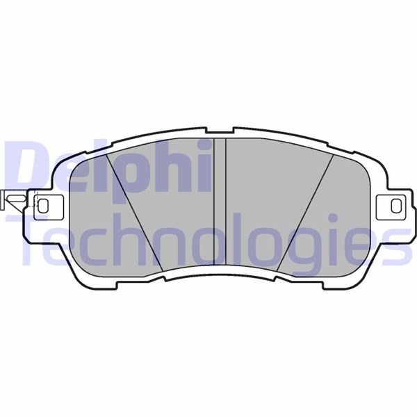 Mazda 2 Ön Fren Balatası DELPHI